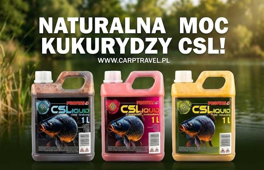 Zestaw 3 L / 3 x CSL Liquid Truskawka, Naturalny, Krab.
