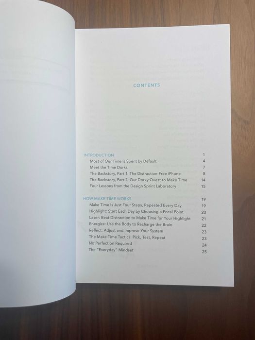 Livro Make Time: How To Focus On What Matters Every Day