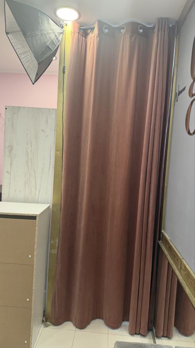 Cortinados de veludo
