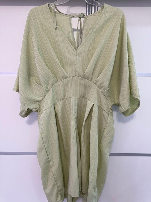 Limonkowy kombinezon XL shein nowy letni krótki luźny