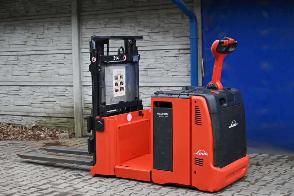 Paleciak elektryczny Linde L10 AC Duplex 190cm 2017rok 1000kg FHP 332