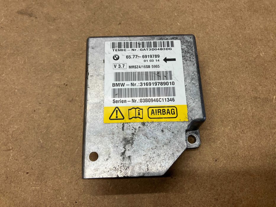 MODUŁ AIRBAG BMW E39 sensor sterownik poduszek powietrznych 6919789