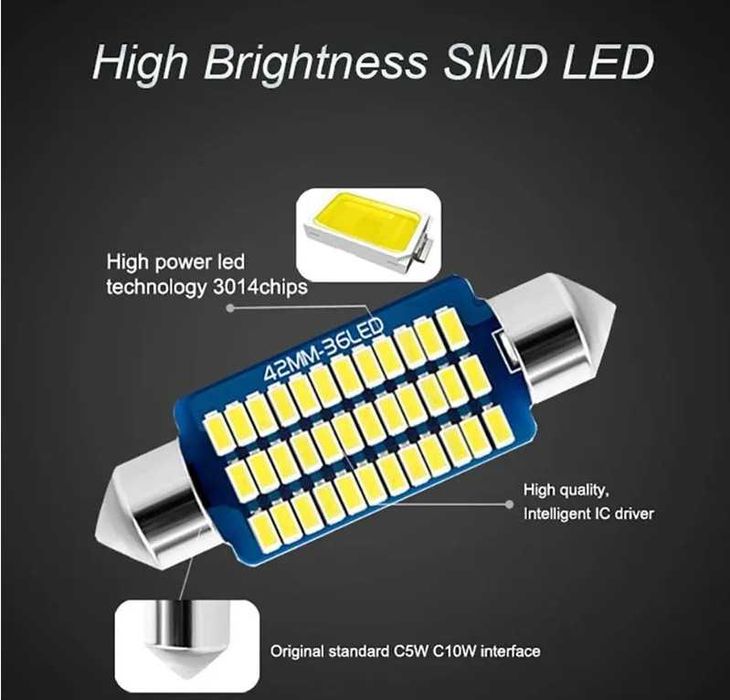 Kit luzes LED interior BMW E81 E82 E87 F20 F21 E90 E91 E92 F30 E61 F10