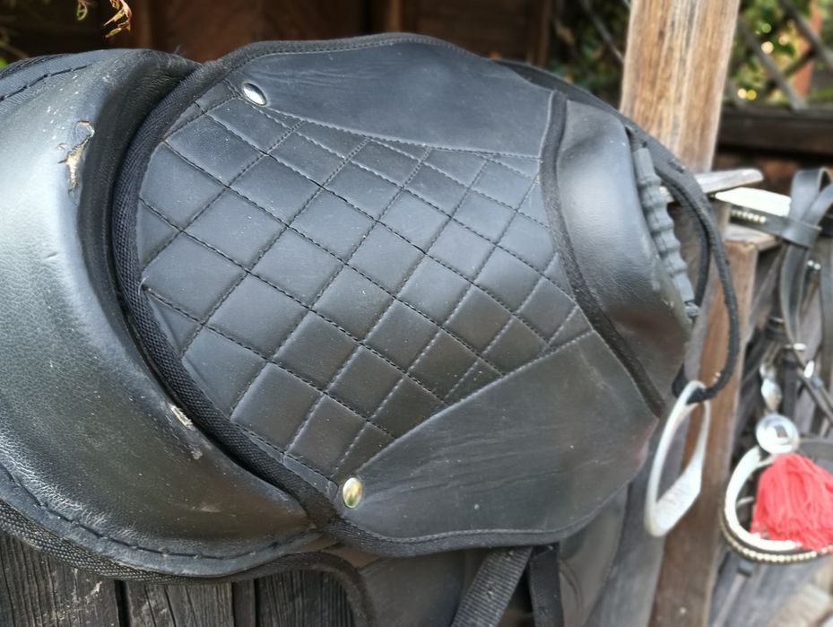 Siodło skórzane na kucyka