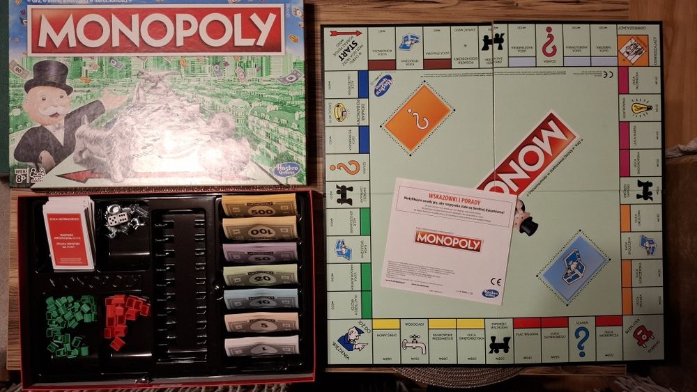 Zestaw : 2 gry : Monopoly i Anty-Monoply