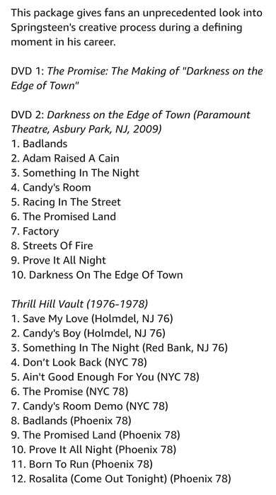 Springsteen BOX 3 Cd +3Dvd