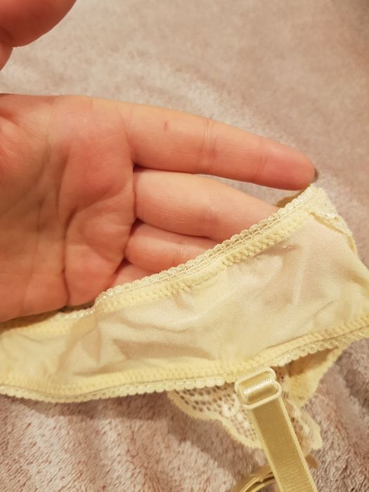 Pas do pończoch beżowy beż XL VENA