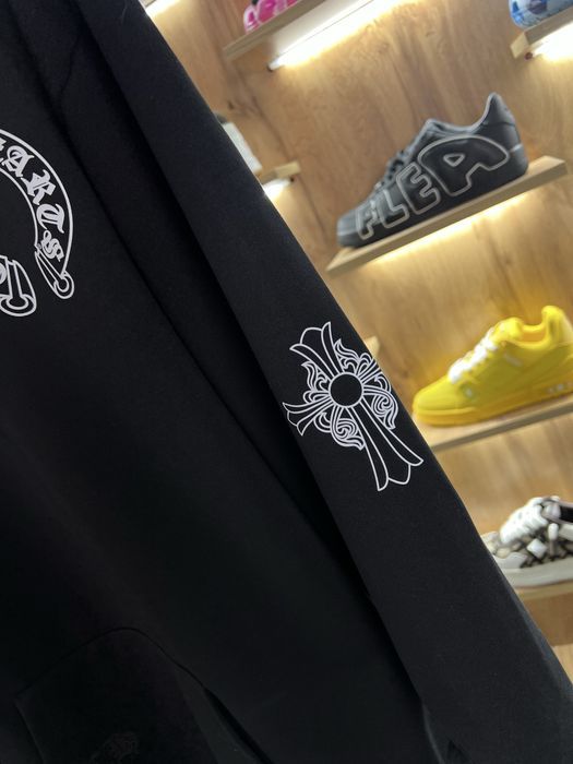 Худі Chrome Hearts Horseshoe Logo Black