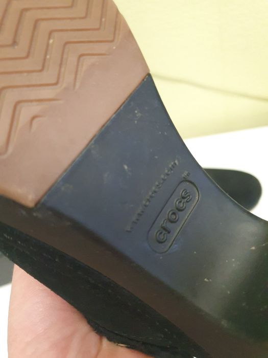 Сабо crocs натуральная замша 7