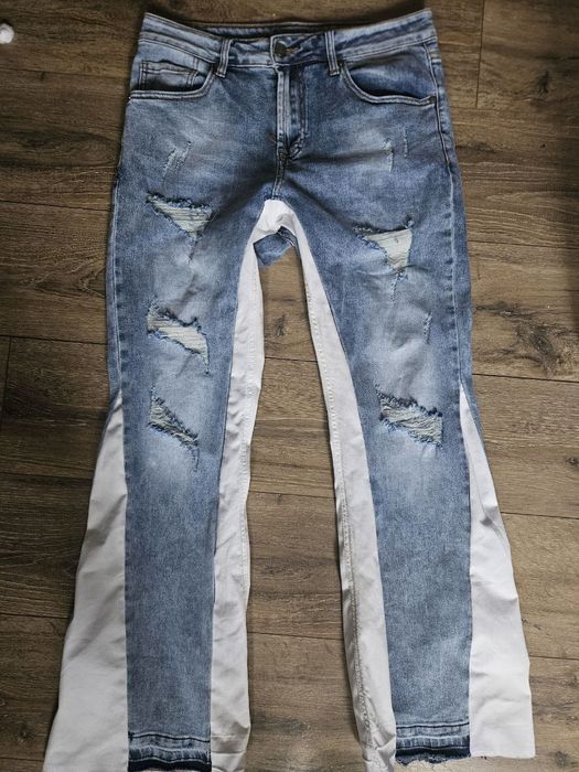 джинсы клеш flared