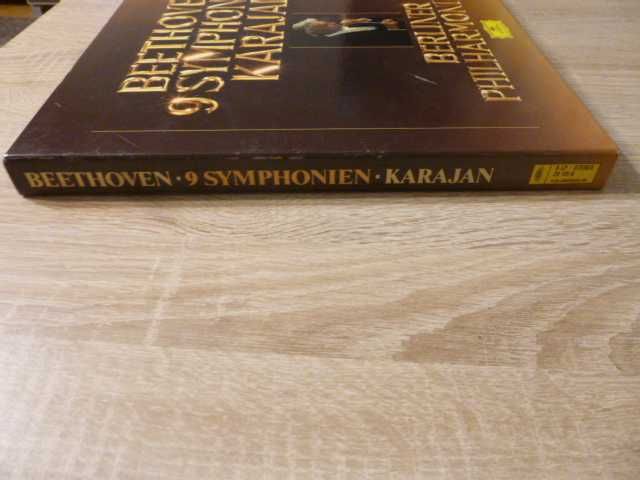 BEETHOVEN - Symfonie Karajan - Box 8 Lp Deutsche Grammophon ideał