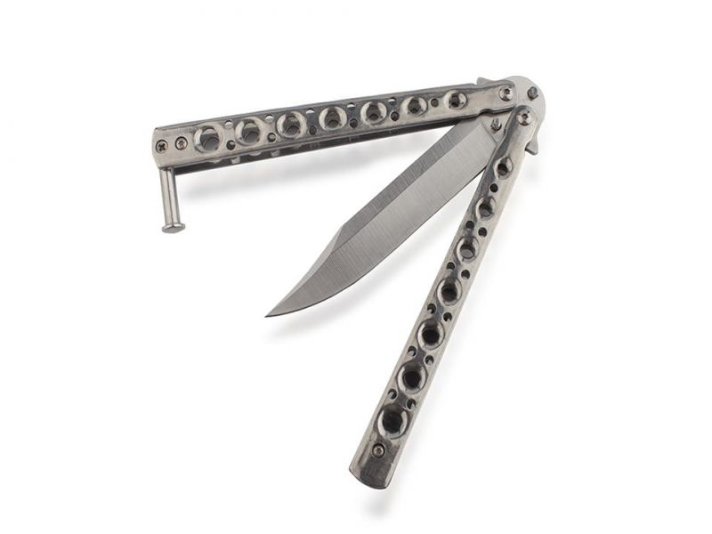 Nóż Motylek z klipsem BSH N-498L, nóż EDC