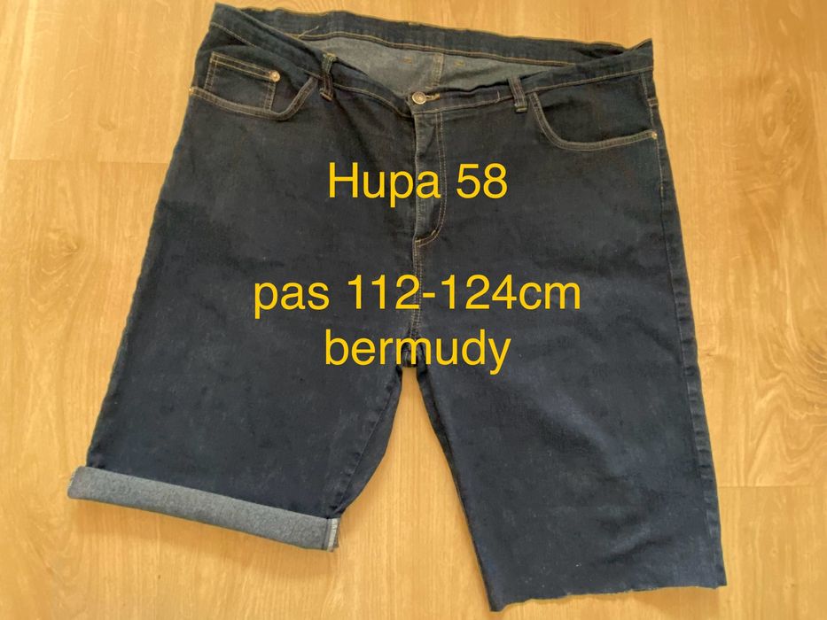 Hupa 58 męskie spodenki jeansowe dżinsowe capri bermudy