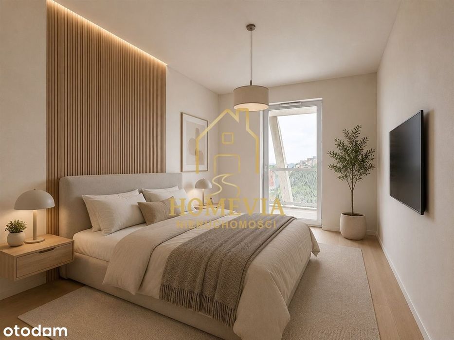 Apartament | 2 pokoje | Duży taras | Widok na par