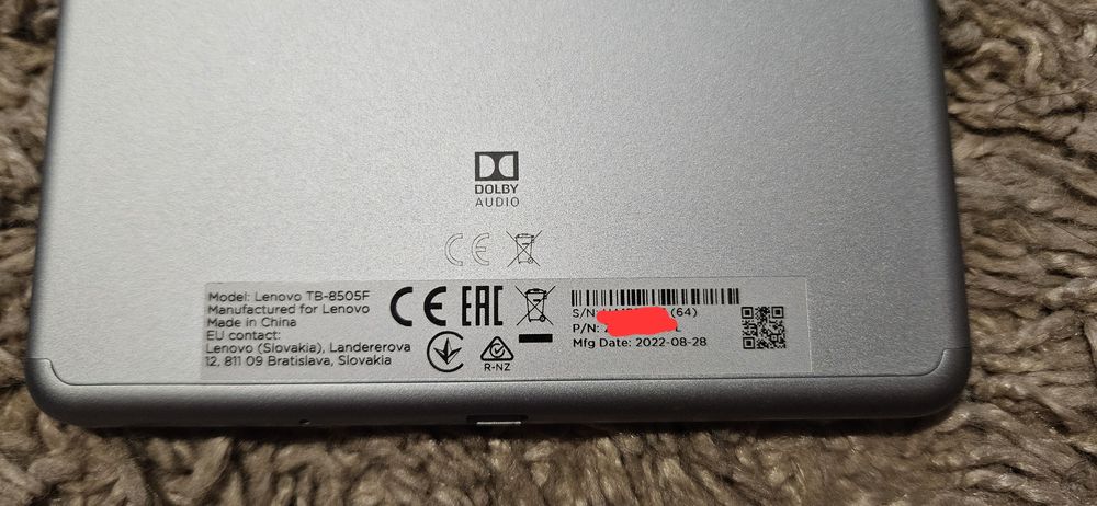 Новый планшет Lenovo Tab M8 HD TB-8505F 2/32