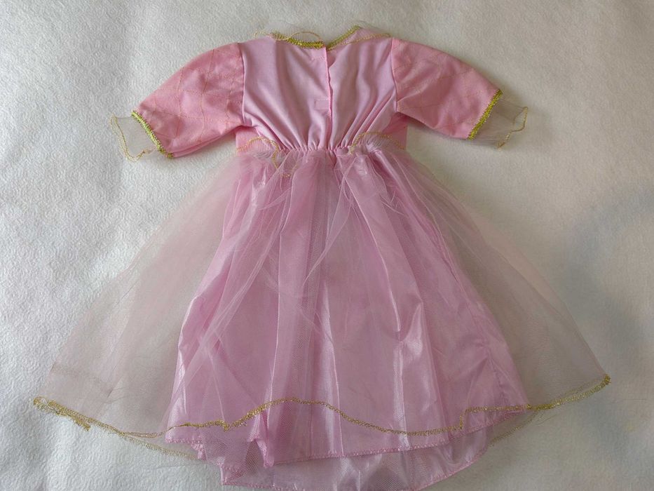 Encantador Vestido Princesa em cor-de-rosa