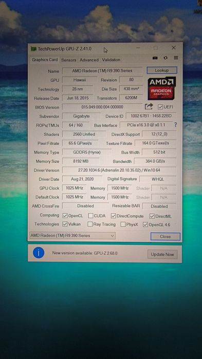 AMD Radeon R9 390 Windforce Gigabyte GV-R939G1 Gaming 8Gb: 1 500 грн ...