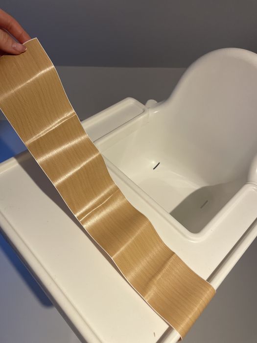 Krzeselko Antilop Ikea + drewniany podnóżek