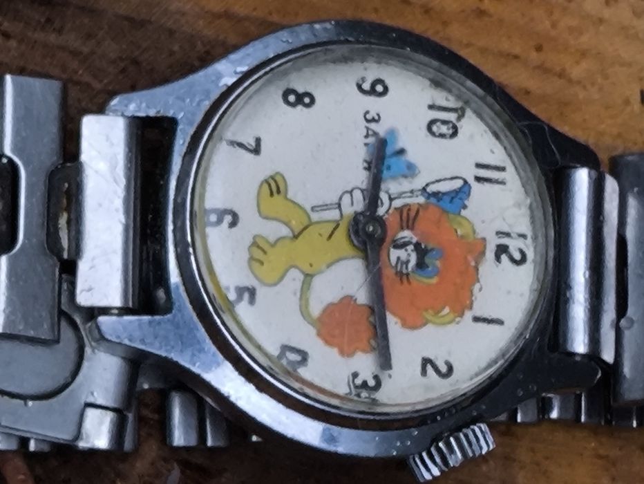 Stary zegarek damski Zaria lew,motyl Rosja radziecka