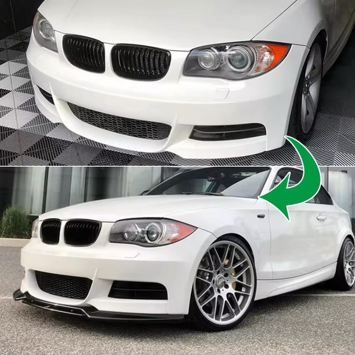 Lip Frontal BMW Serie 1 E82 E88 Coupe Cabrio Pack M Maxton Design 120d