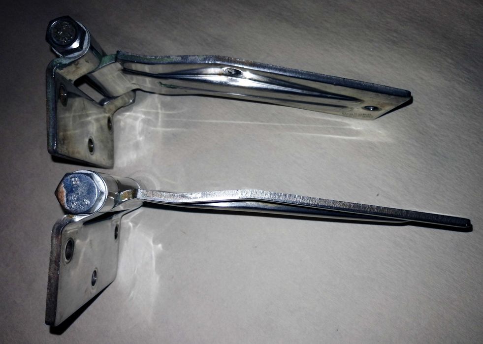 Masywne zawiasy ze stali nierdzewnej Furgocar Italy - 2 sztuki