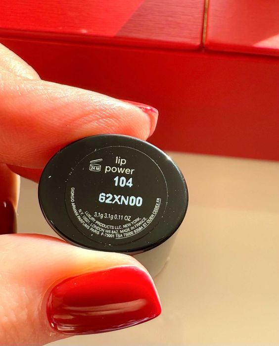 Помада для губ Giorgio Armani Lip Power Lipstick. Оригінал