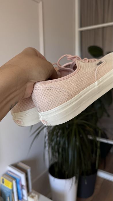 Кросівки кеди Vans світло рожеві 39 розмір
