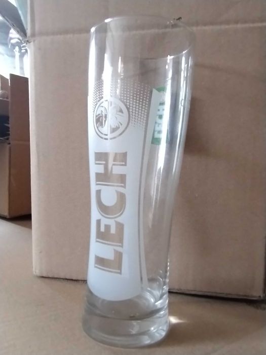 Szklanki 2 do piwa Lech 0,5l