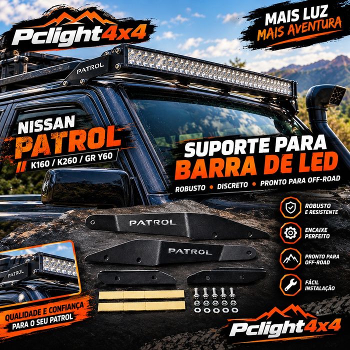 Suporte de barras de led Patrol