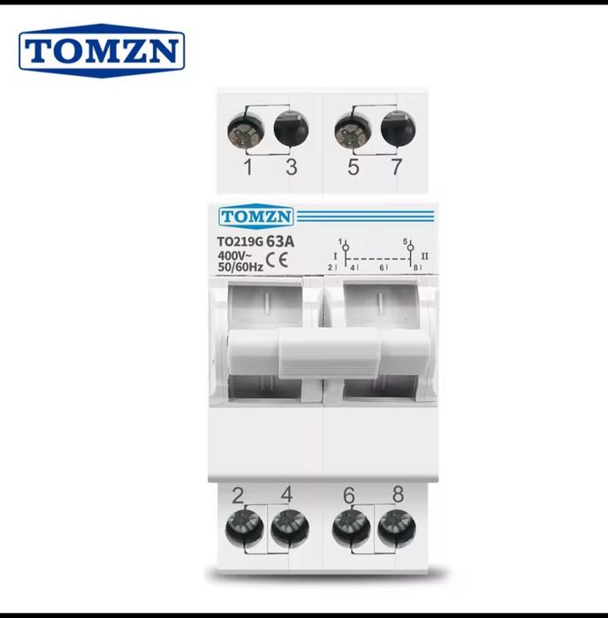 Перемикач резерву АВР (резервного живлення) трьохпозиційний earu, geya