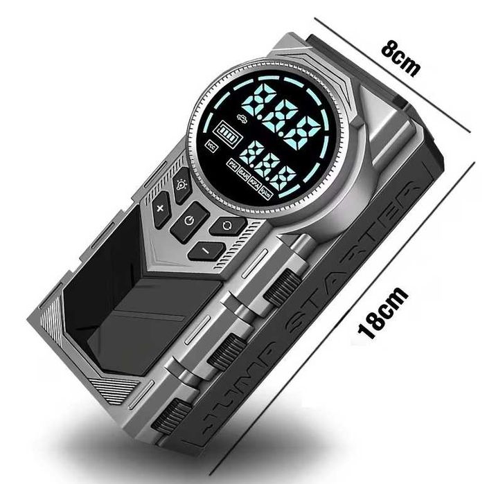 Пускозарядний авто Бустер з компресором 10в1 ABUD 5000A потужний старт