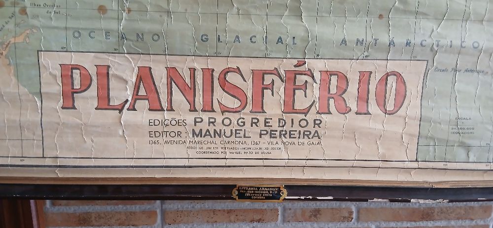 Mapa escolar antigo