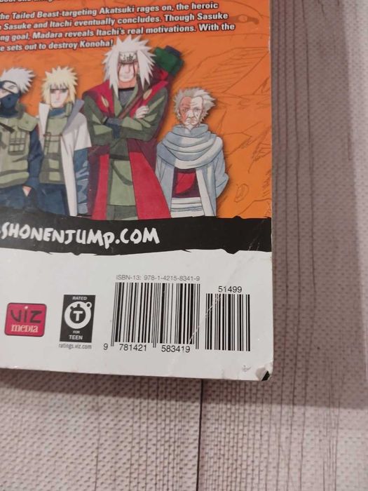 Манга Naruto 3 in 1 Masashi Kishimoto vol. 43, 44, 45