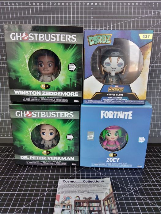 Funko Five Stars and Dorbz Figures, Fortnite, Ghostbusters, Avengers64739404607619120