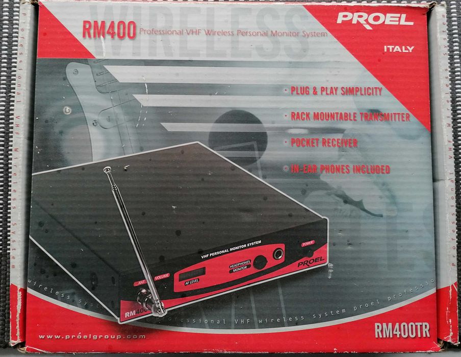 Monitor sem fios PROEL - Novo