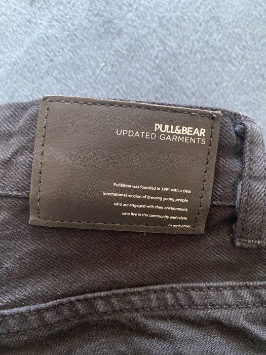 Calças de ganga preta da Pull&Bear