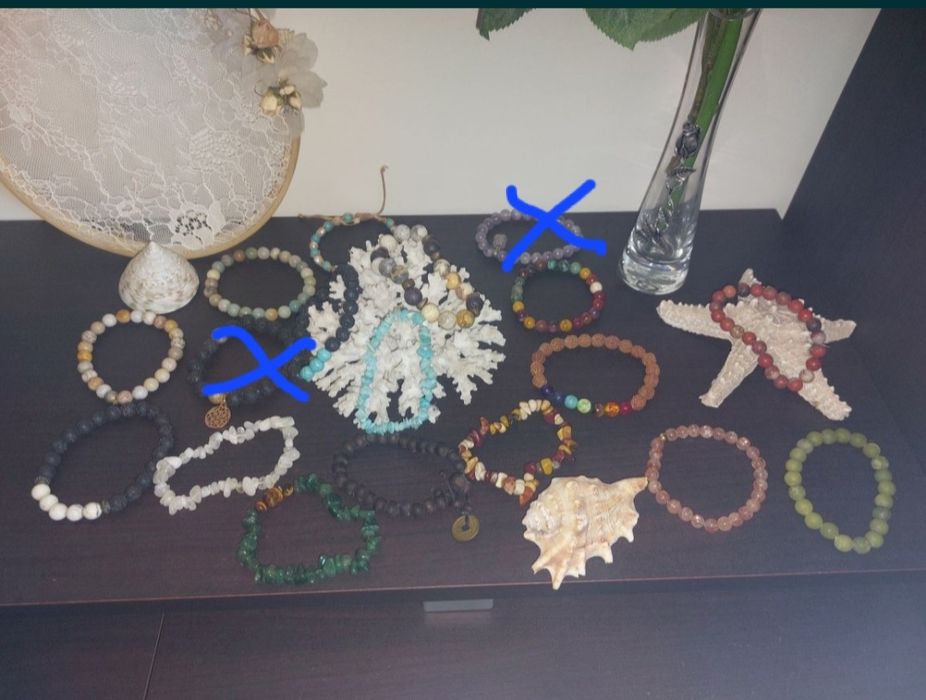 Pulseira de pedra natural