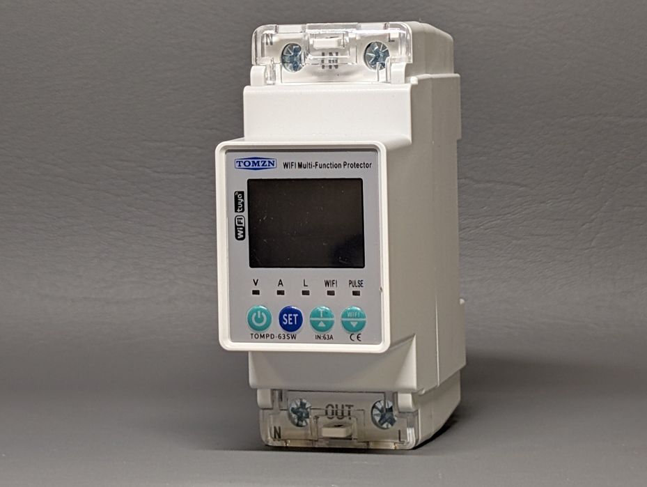Реле напруги TOMZN 63A TOMPD-63SW WIFI Tuya фази напряжения трифазне