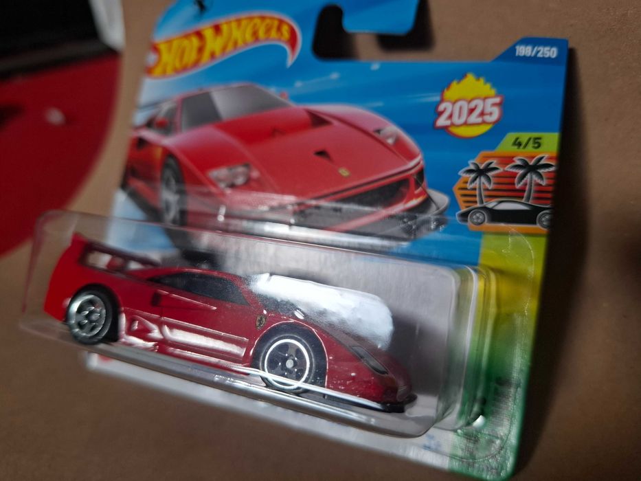 Hot Wheels Ferrari F40 Competizione 2025 – Novo/Lacrado – Exotics