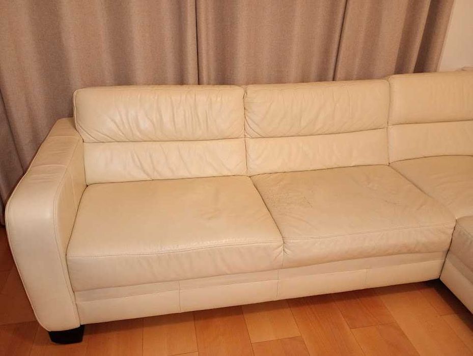 Sofa narożna skórzana