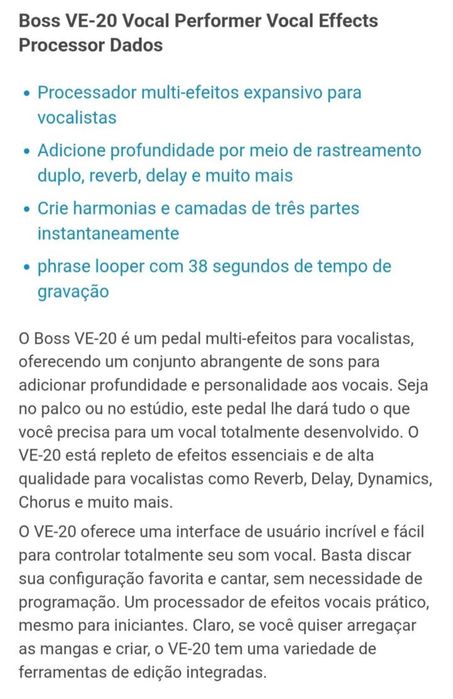 Processador efeitos voz