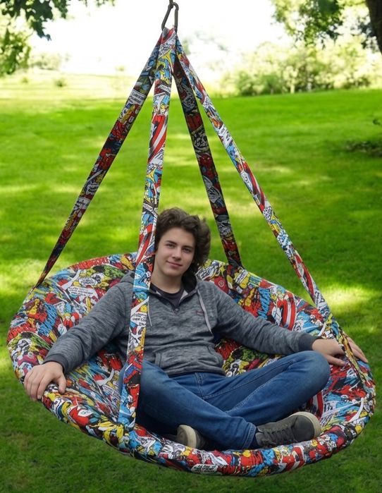 кресло подвесное садовая качеля подвесная 1 м гнездо детская взрослая