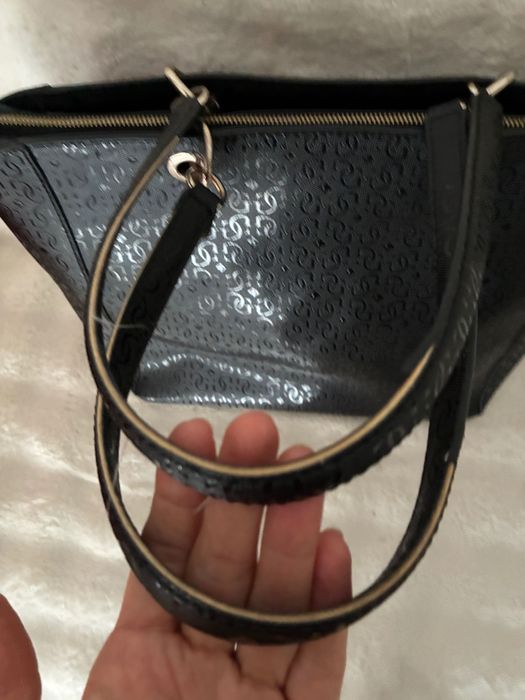 Torebka torba shopper Guess czarna duza