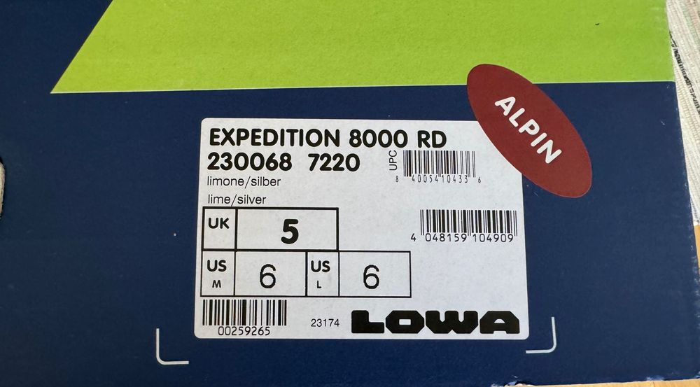 Buty Lowa , 8000, expedycyjne