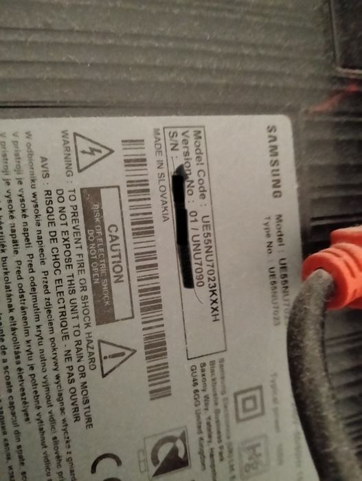 Tv Samsung 55"mais suporte para parede