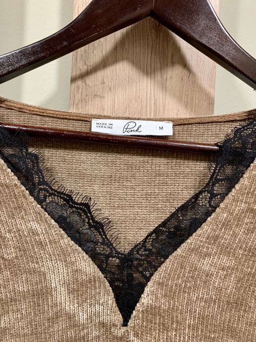 Велюровая кофта