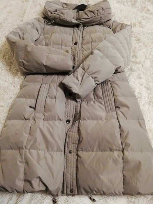 parka puchowa Monnari L 40 płaszcz puchowy Monnari L 40 szara