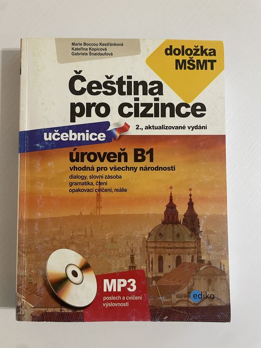 Чеська аудіо книга-зошит (з диском) на рівень B1
