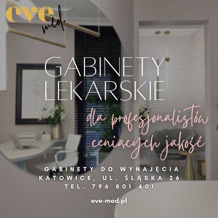 CENTRUM MEDYCZNE - Gabinet do wynajęcia