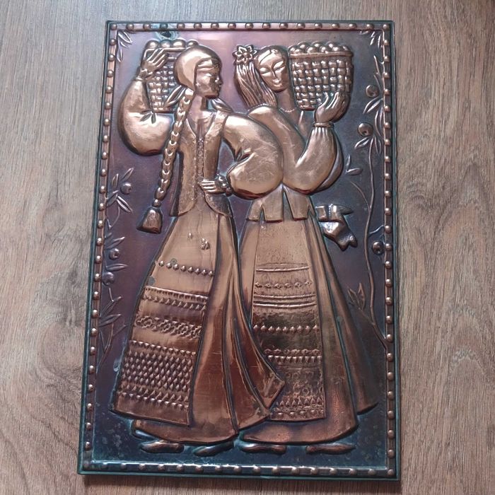 Медные  чеканки   ссср